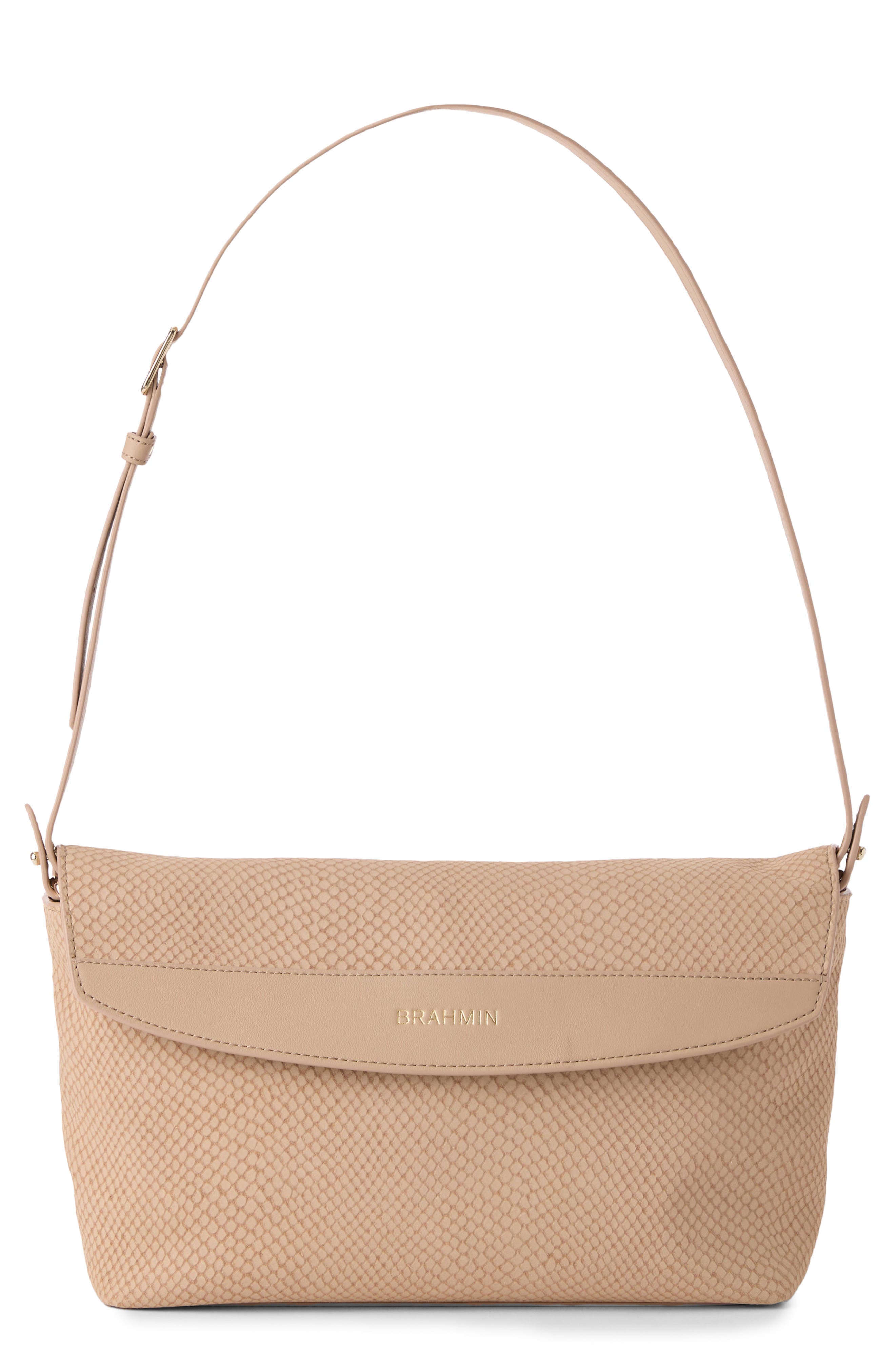 Brahmin Kalina Leather Clutch, Main, color, 