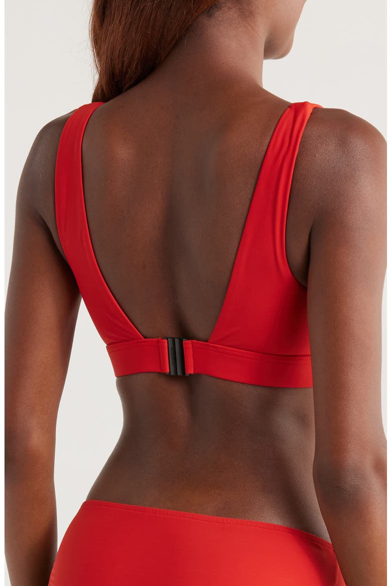 Lya Bikini Top, Alternate, color, ROSSO