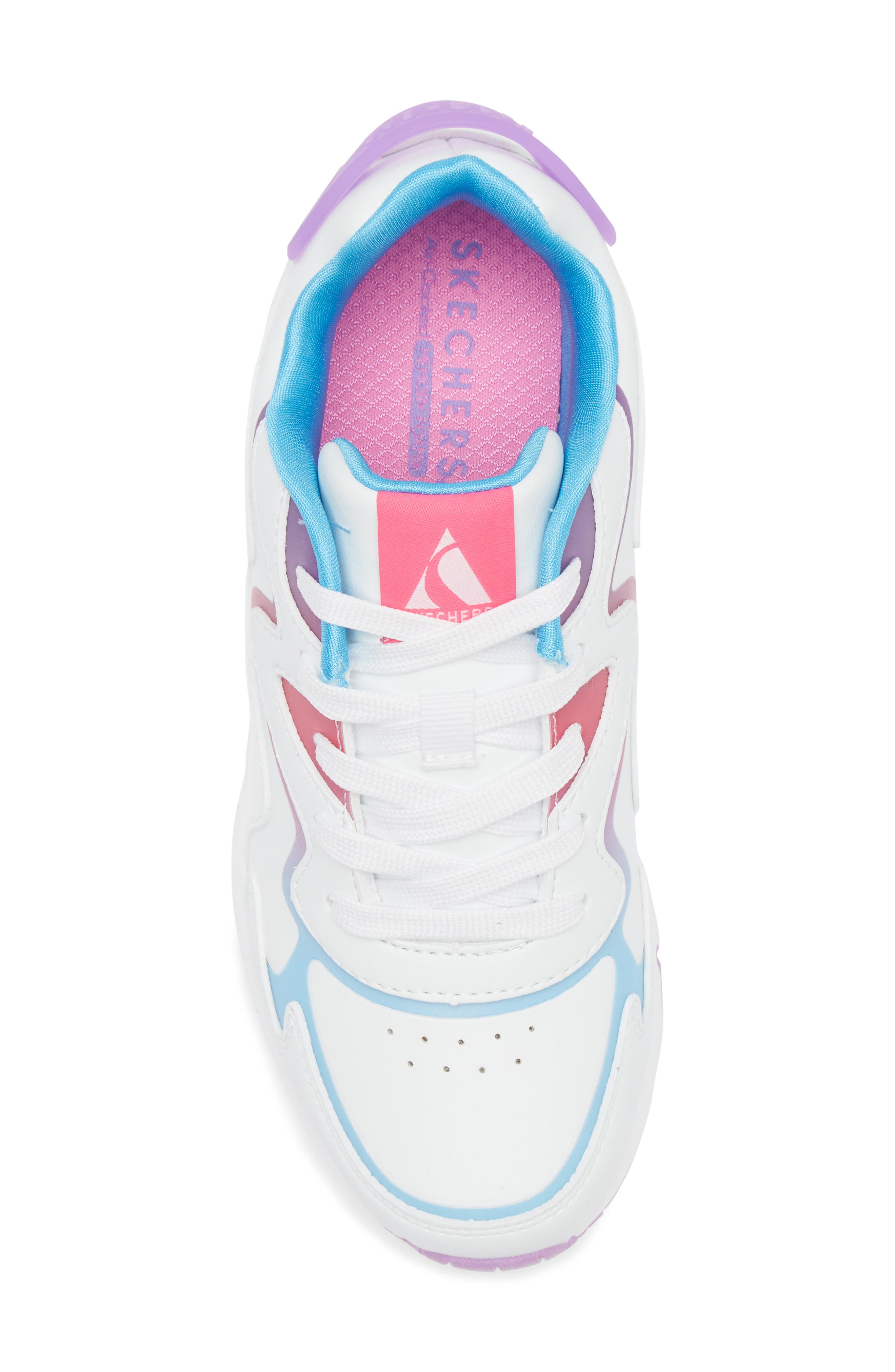 Kids' Uno Gen1 Sneaker, Alternate, color, WHITE SYNTHETIC/ MULTI TRIM