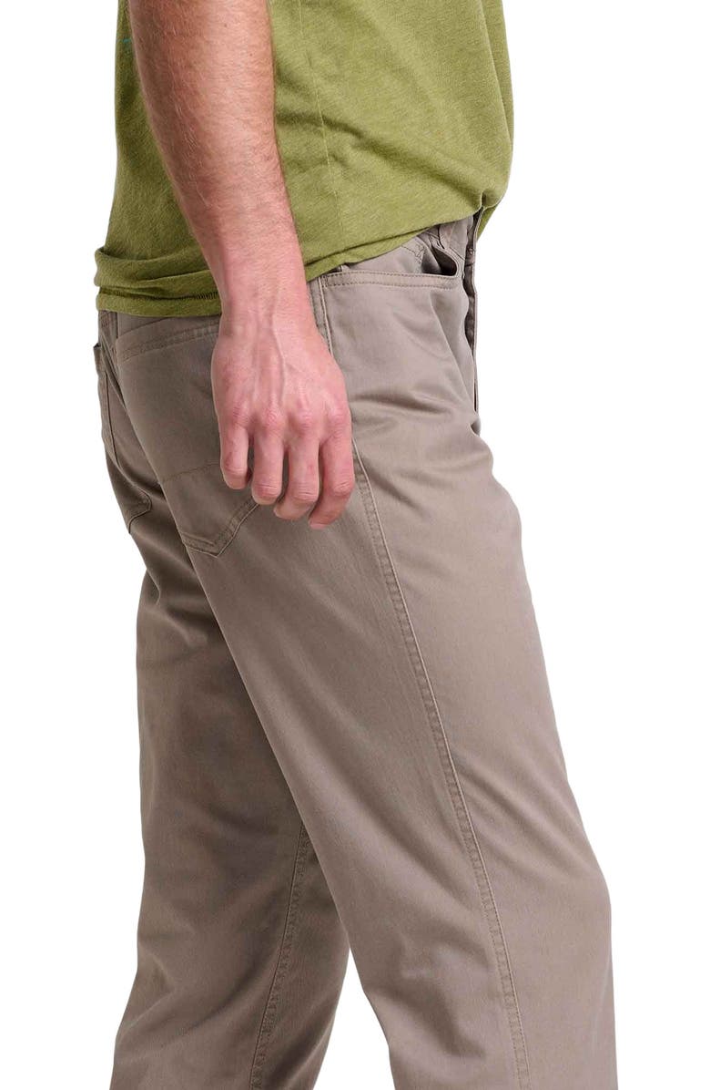 Toad & Co Mission Ridge 5 Pocket Lean Pant, Alternate, color, Dark Chino