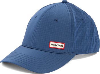 ◆HUNTER◆ UNISEX LIGHTWEIGHT RIPSTOP LOGO CAP SMOOTHPEBLE Hunter Logo Ripstop Baseball Cap | Nordstromrack