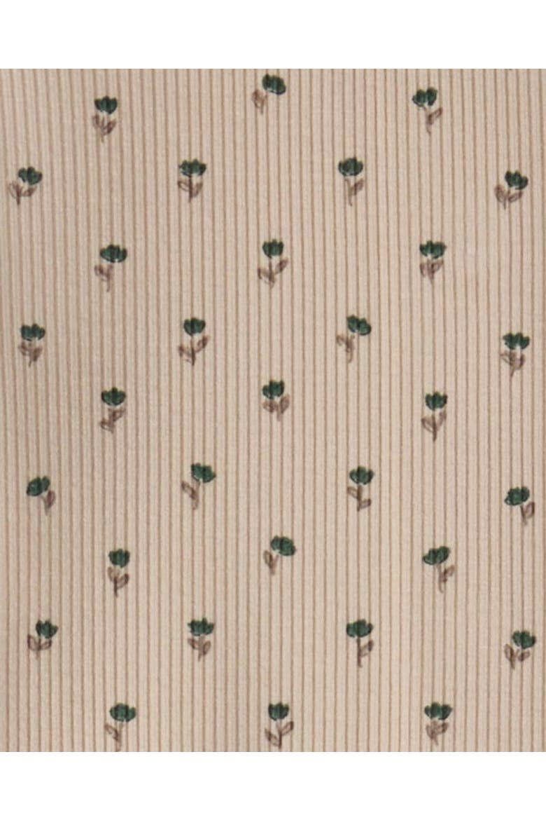 Baby Tulip Fields Back-Snap Footie, Alternate, color, Green