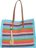 Dolce Vita Citrine Woven Straw Tote
