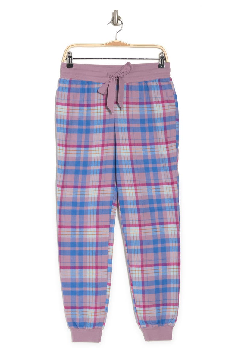 Flannel Joggers, Alternate, color, PURPLE MORN SCARF TARTAN