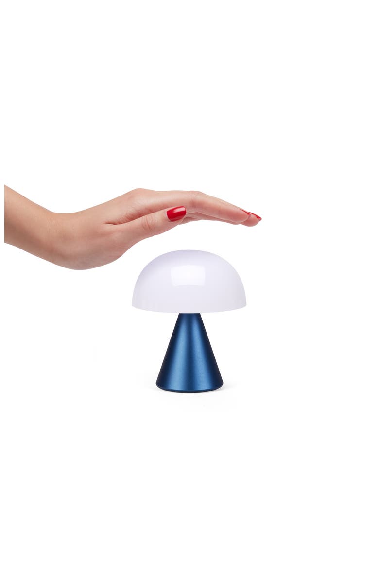 Mina Medium LED Light, Alternate, color, DARK BLUE ALUMINUM