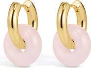 Luv AJ Rio Washer Hoop Earrings