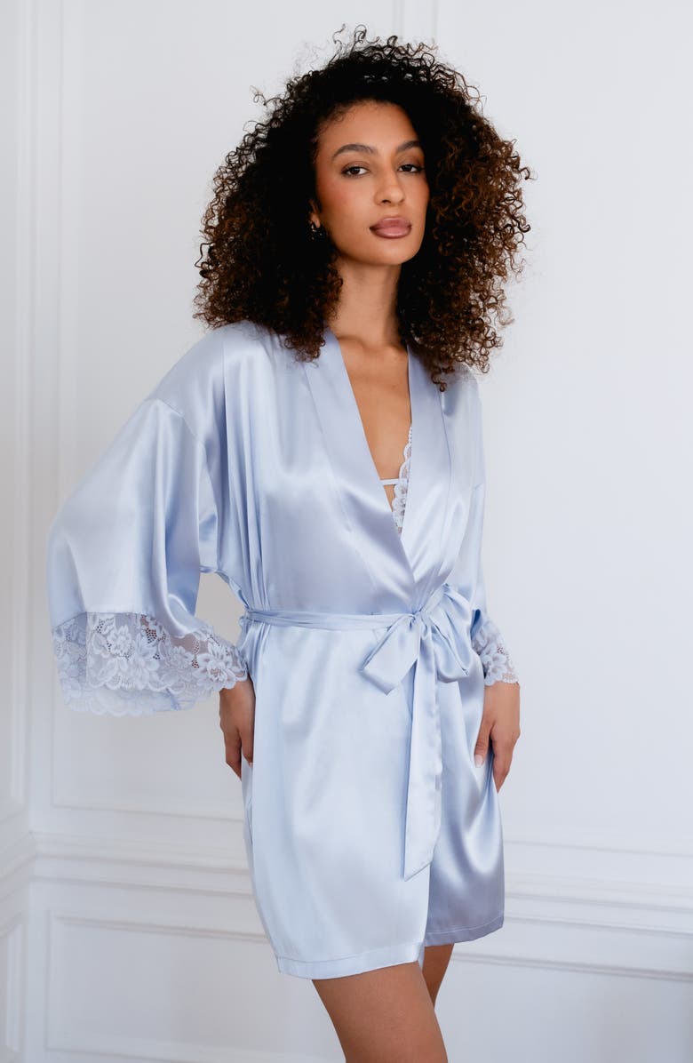 In Bloom by Jonquil Mina Wrap, Alternate, color, Blue Thistle