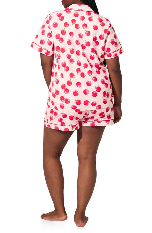 Bedhead Pajamas Print Stretch Organic Cotton Jersey Short Pajamas In Pink