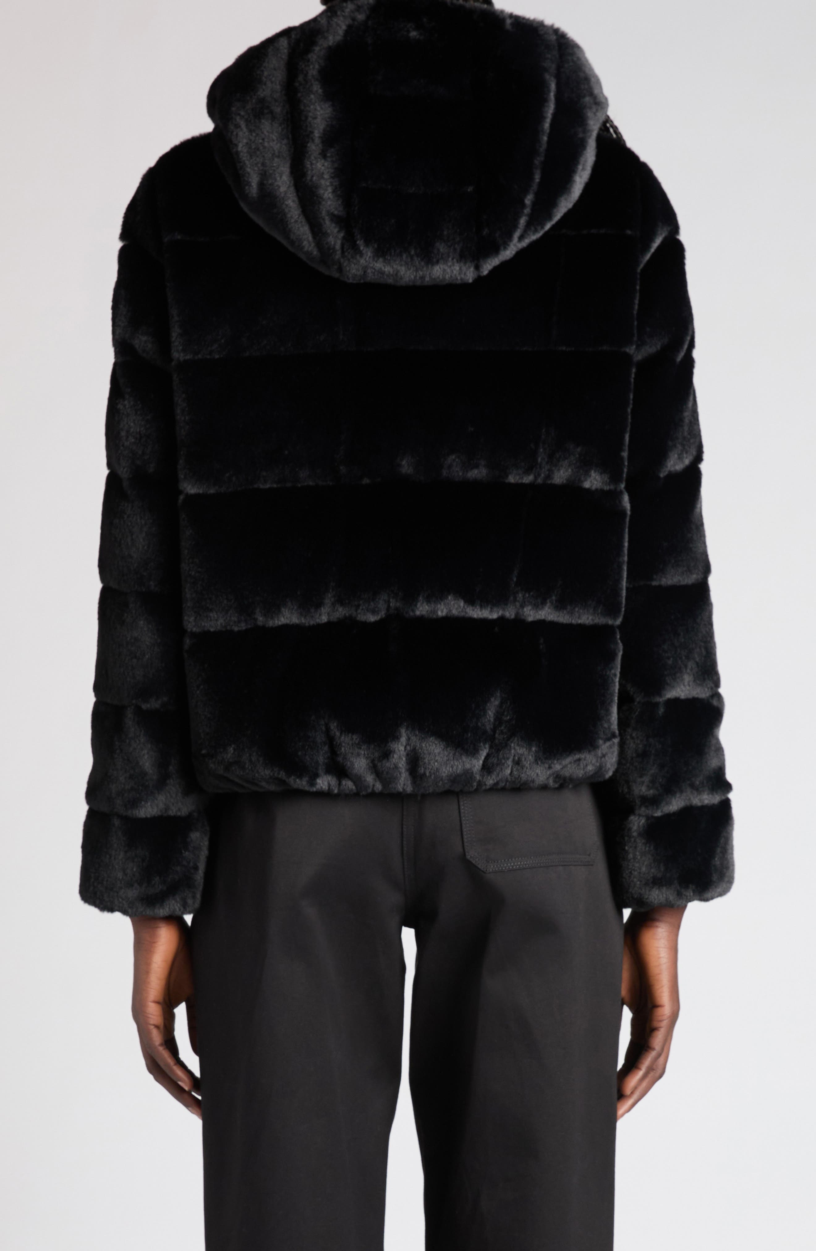 Andronne Embellished Faux Fur Down Jacket - image 2