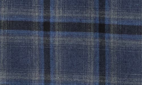 Robert Barakett Maverick Plaid Button-up Shirt In Blue