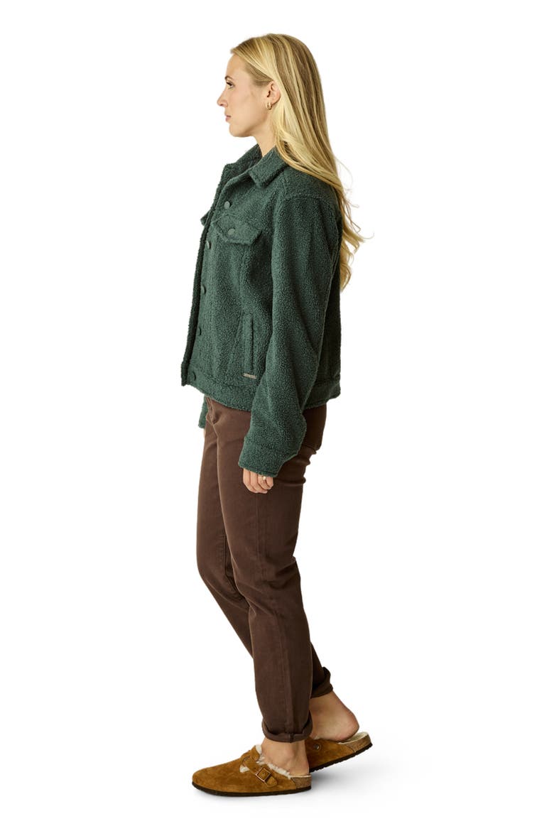 Rhea Boucle Trucker, Alternate, color, Pine
