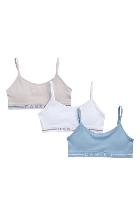 Kids' Assorted 3-Pack Bralettes (Big Kid)