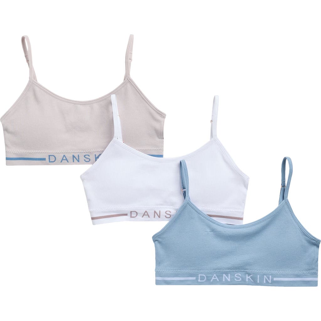 Danskin Kids' Assorted 3-pack Bralettes In Multi