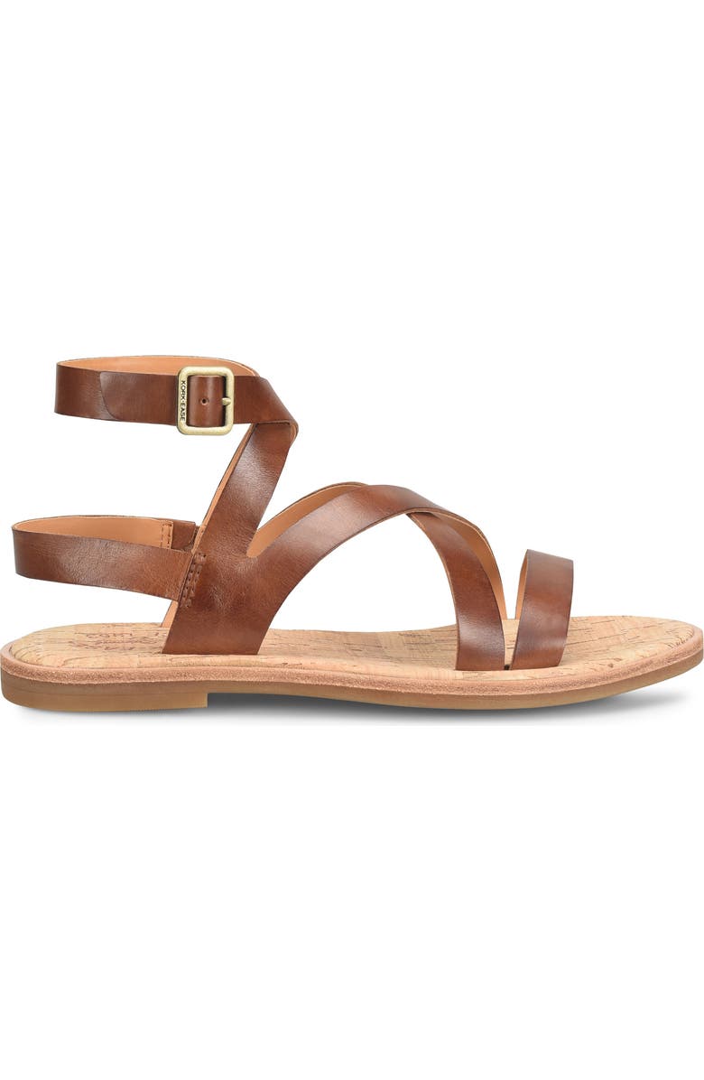 Kork-Ease<sup>®</sup> Bryleigh Ankle Strap Sandal, Alternate, color, Brown Leather