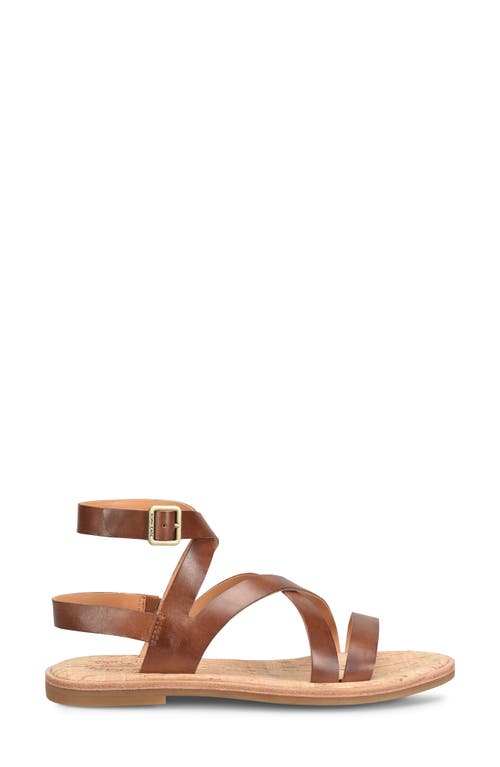 Kork-ease ® Bryleigh Ankle Strap Sandal In Brown Leather