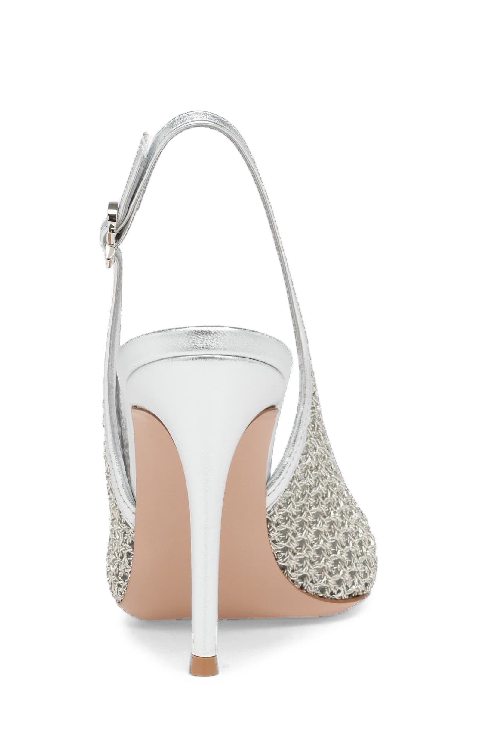 Nikki Pump, Alternate, color, Metallic Silver and Nappa