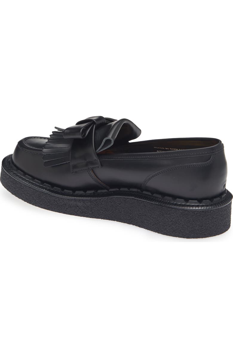 Comme des Garçons Girl x George Cox Ribbon Platform Loafer, Alternate, color, Black