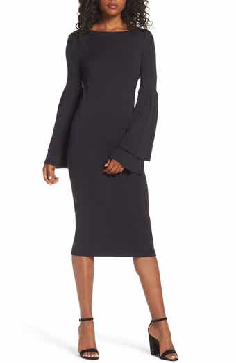 Bell Sleeve Sweater Dress