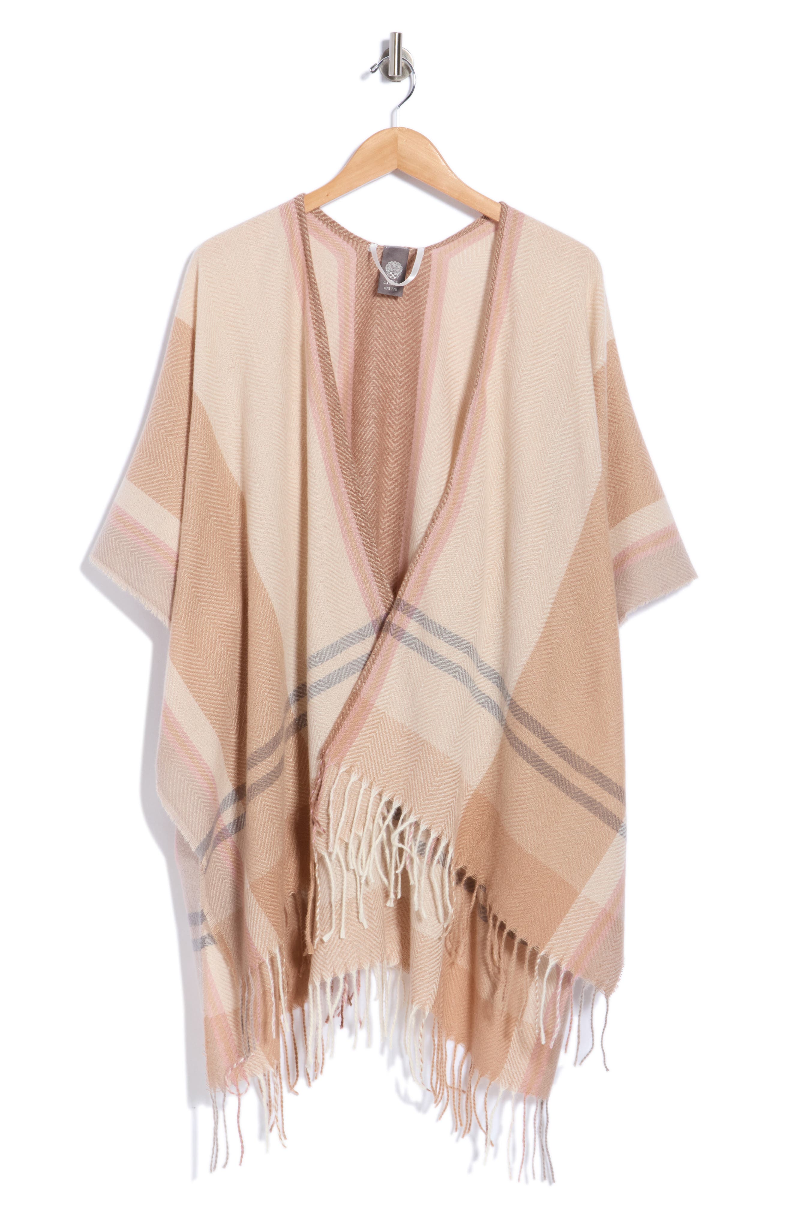 Feather Soft Large Stripe Ruana