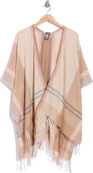Vince Camuto Feather Soft Large Stripe Ruana