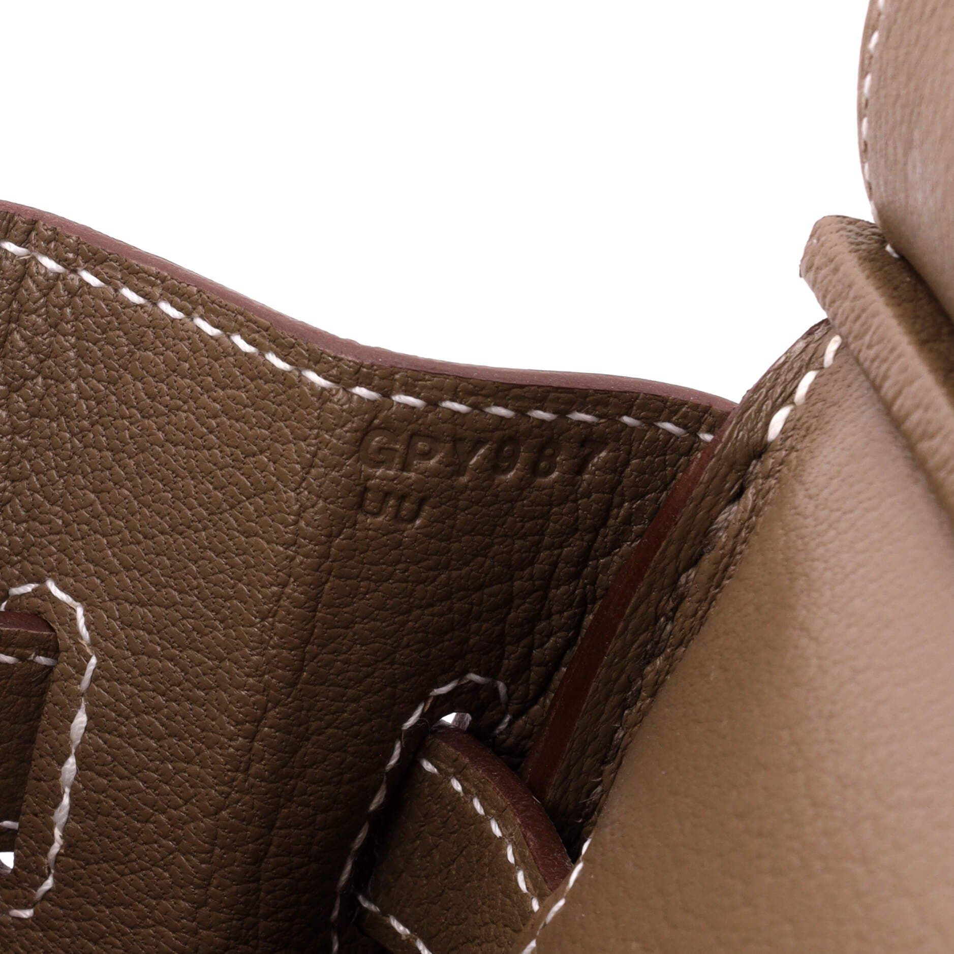 Женские сумки Pre-Owned Hermes Shoulder Light Birkin Bag Evercolor 29 — фото 8
