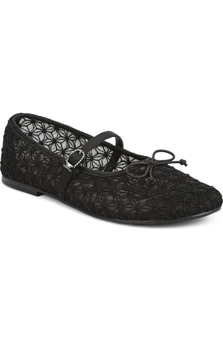 Circus NY by Sam Edelman Sofie Mesh Ballet Flat, Main, color, Black