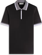 Bugatchi Quarter Zip Polo