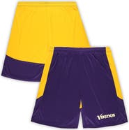 FANATICS Men's Fanatics Purple/Gold Minnesota Vikings Big & Tall Launch Shorts
