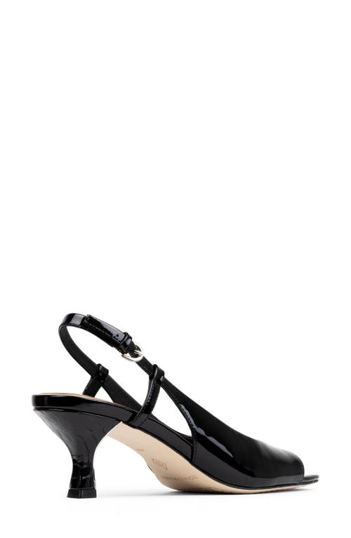 Donald Pliner Grinn Peep Toe Slingback Sandal In Black