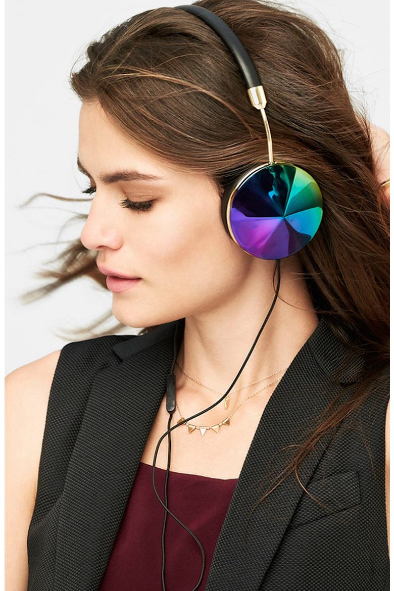 with Benefits 'Taylor' Headphones, Alternate, color, OIL SLICK