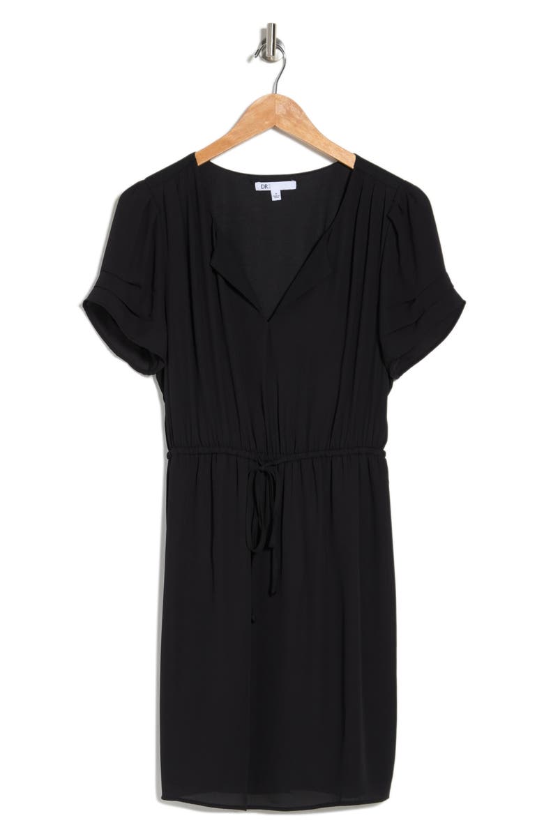 DR2 by Daniel Rainn Daniel Rainn Paisley Split Neck Mini Dress, Alternate, color, 