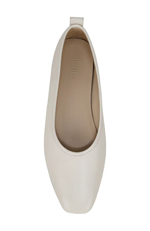 Vince Vivian Ballet Flat In Milk