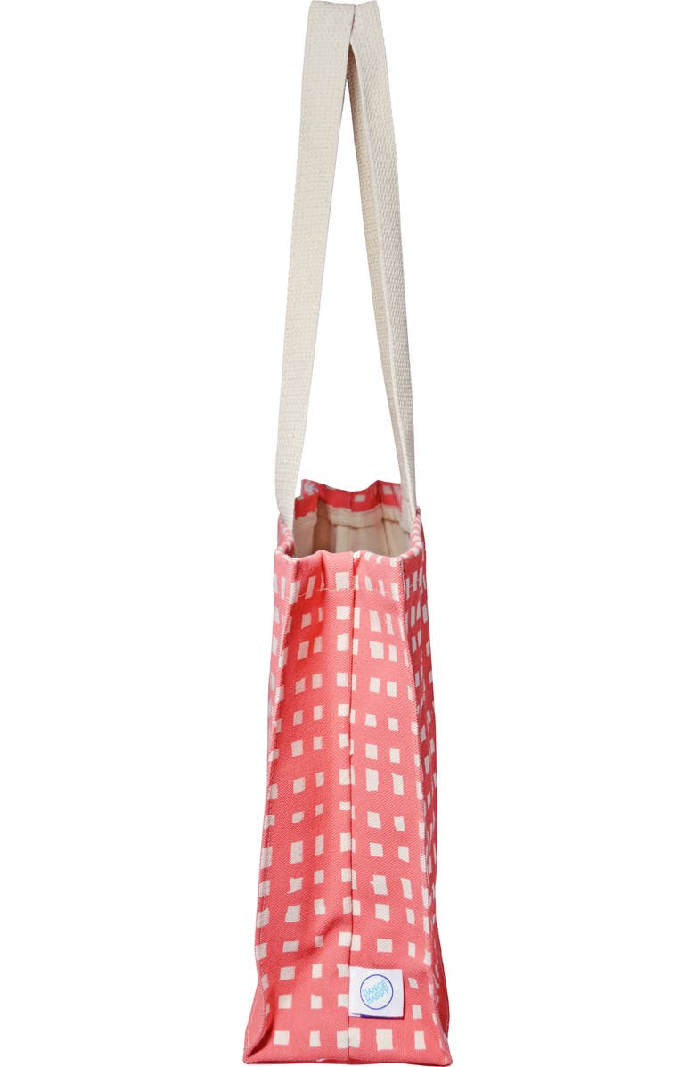 Dance Happy Micro Grid Mini Shopper Tote Bag, Alternate, color,