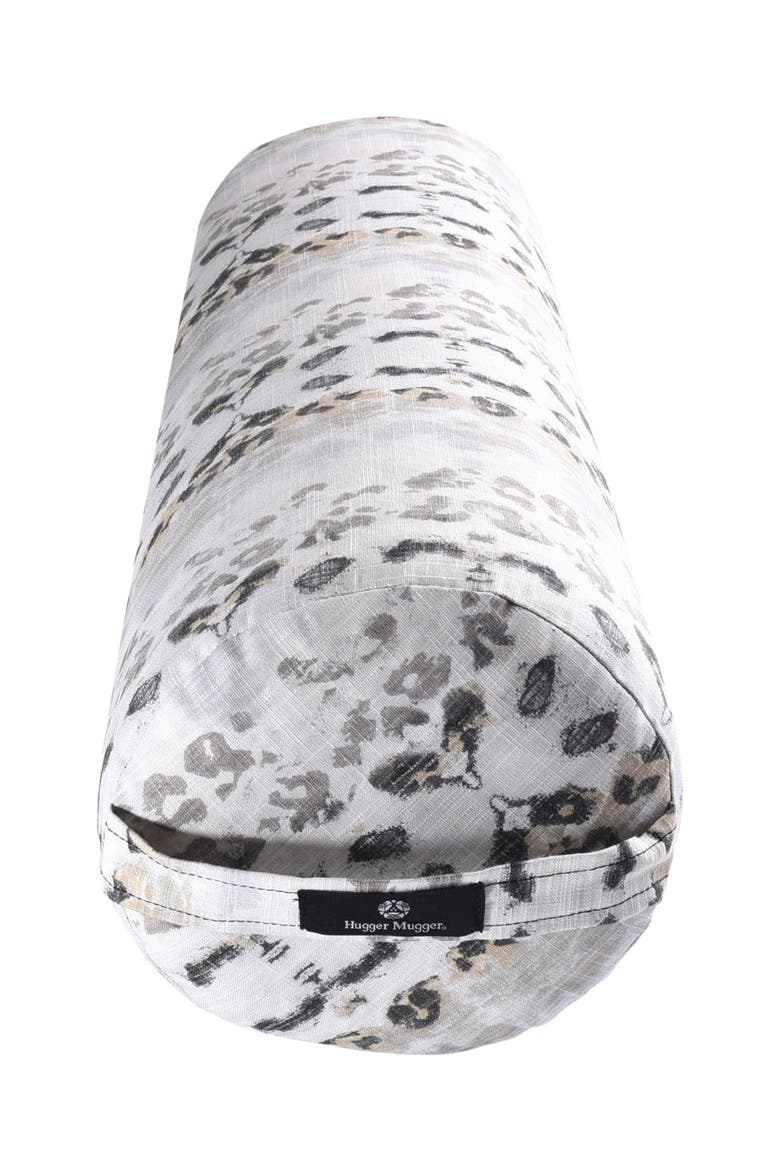 Round Yoga Bolster, Alternate, color, Blue