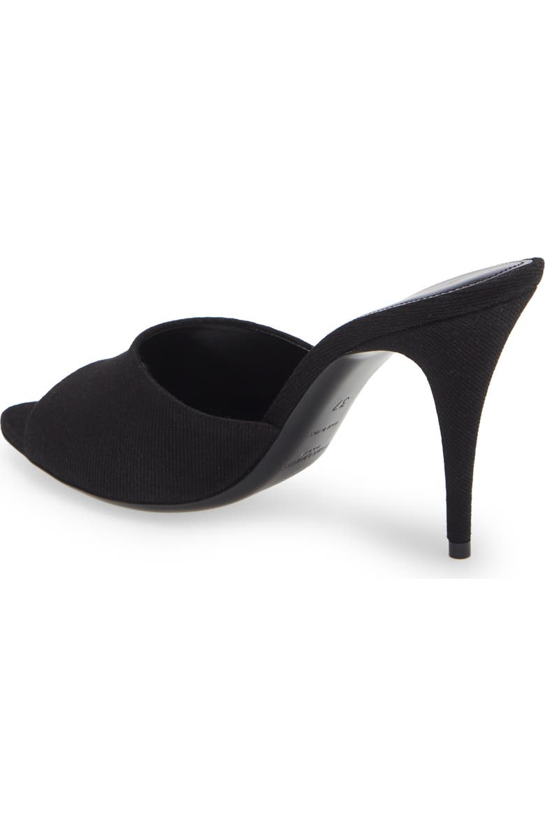 Saint Laurent La 16 Open Toe Mule Sandal, Alternate, color,