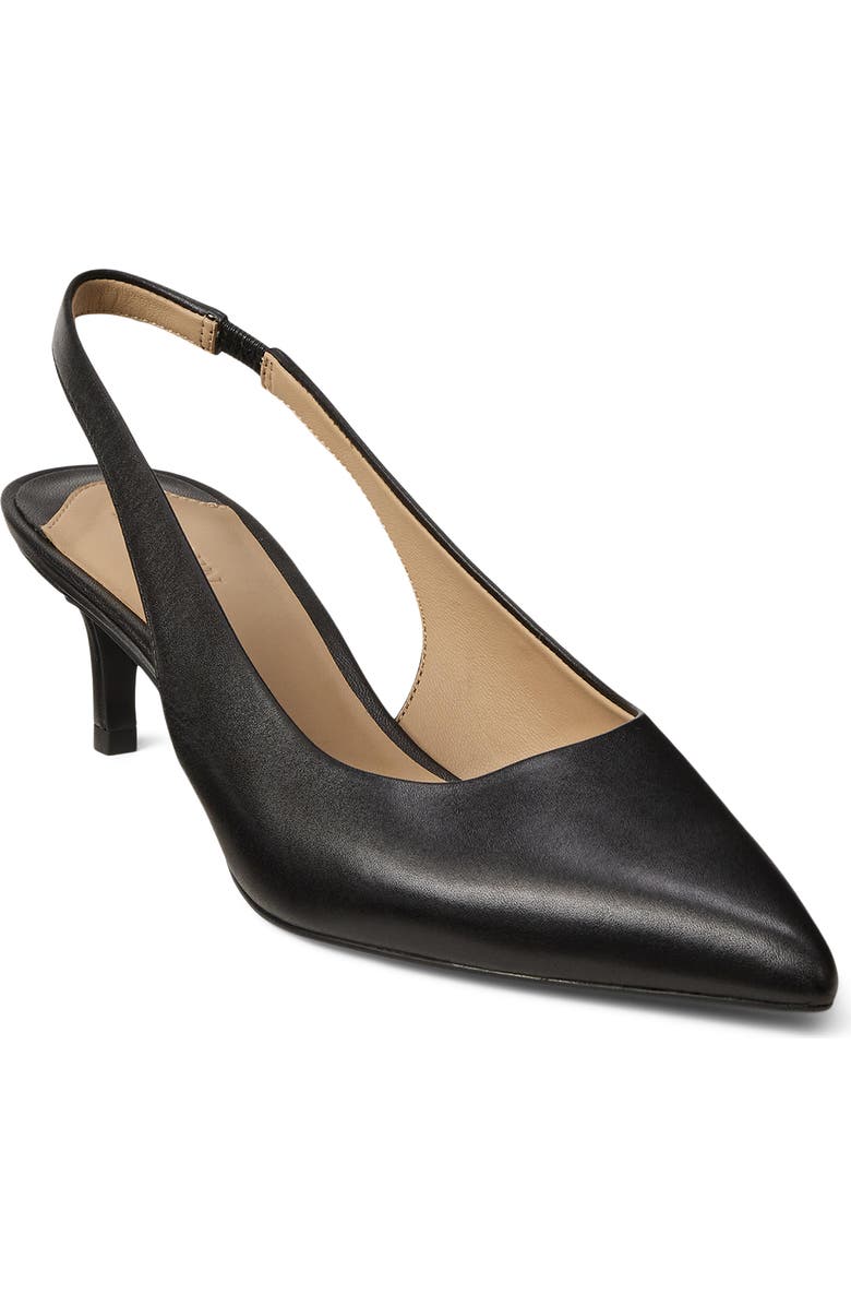 Ralph Lauren Lolah Slingback Pump, Main, color, Black