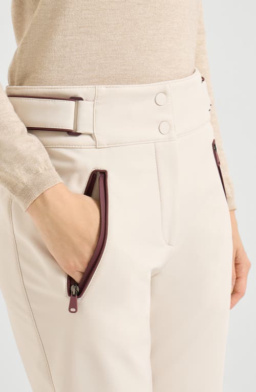 Brunello Cucinelli Belt-loops Trousers In Neutral