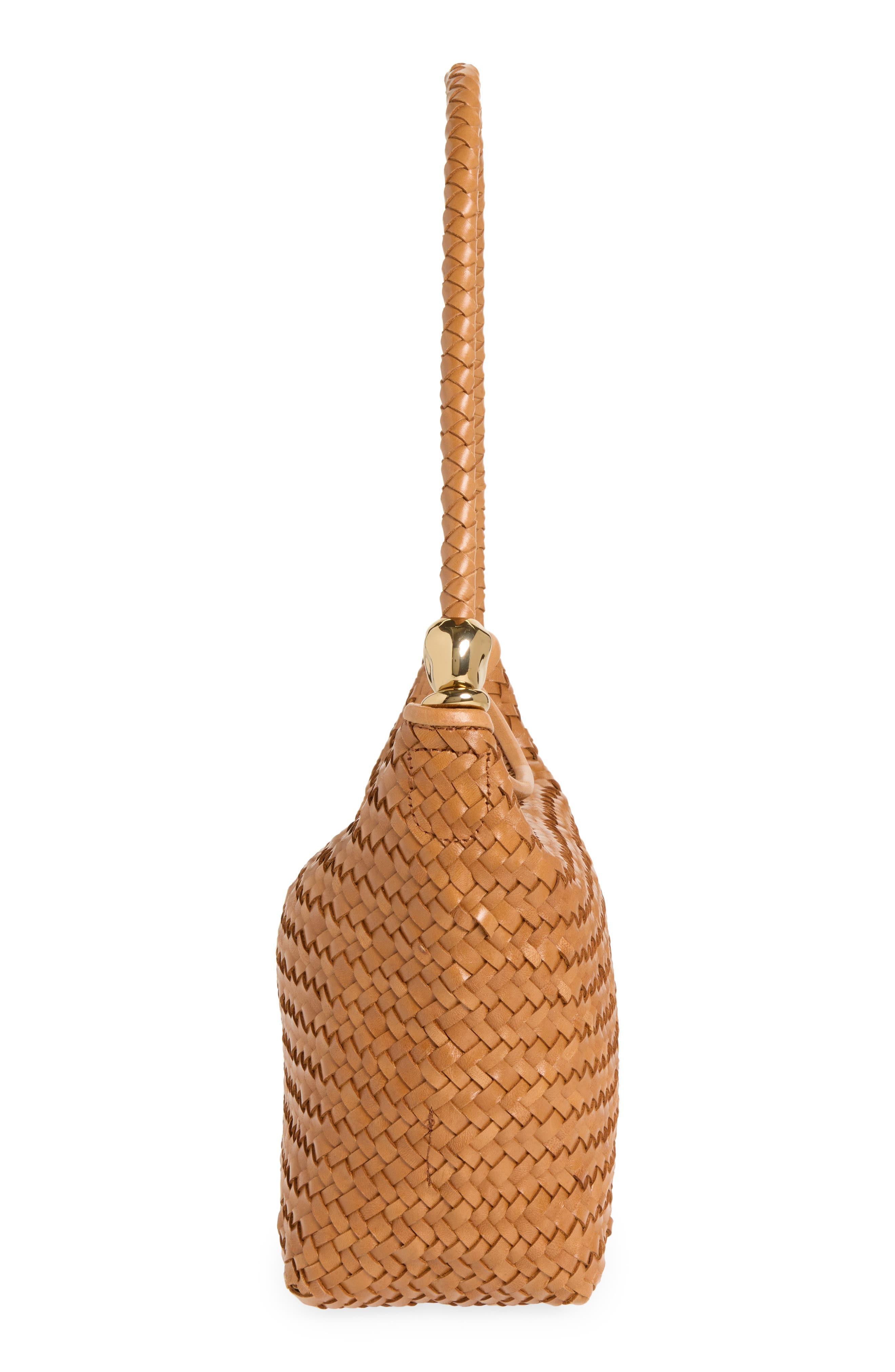 Madewell The Signature Woven Raffia Shoulder Bag, Alternate, color, Burnt Sienna