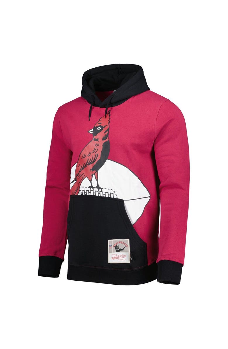 Mitchell & Ness Men's Mitchell & Ness Cardinal Arizona Cardinals Big Face 5.0 Pullover Hoodie, Alternate, color, Cardinal
