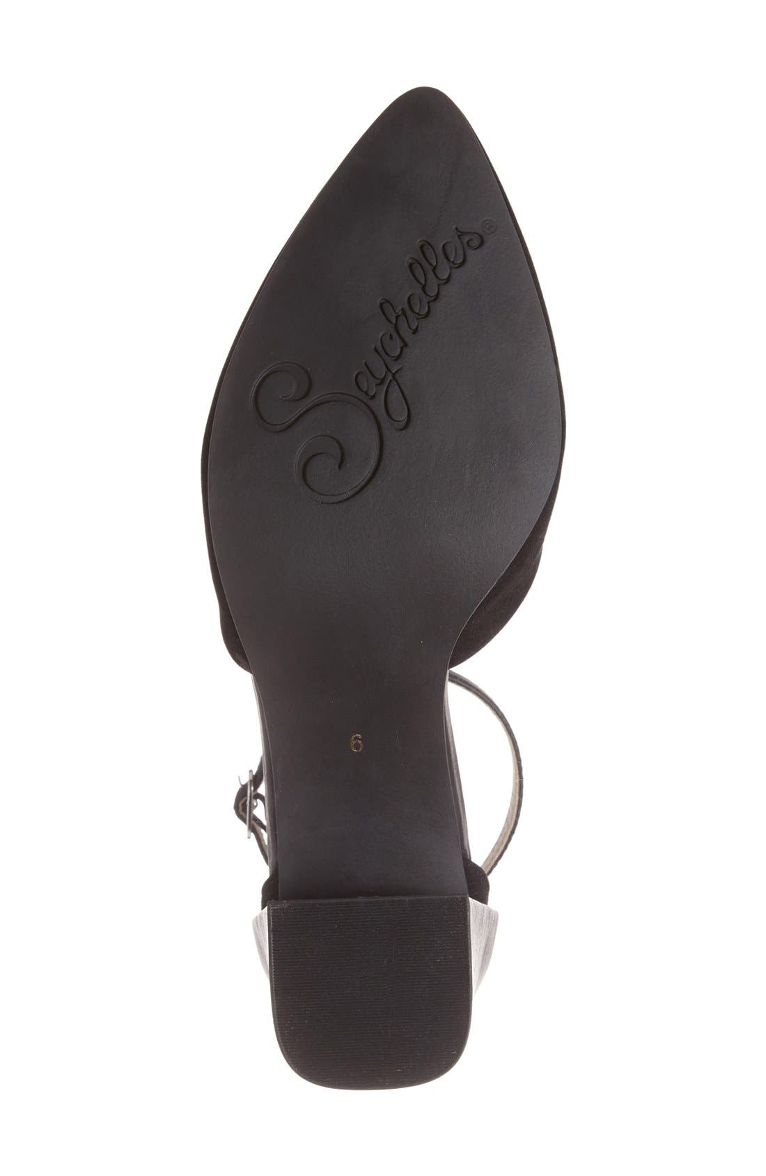 Gaggle Ankle Strap Pump, Alternate, color, BLACK SUEDE