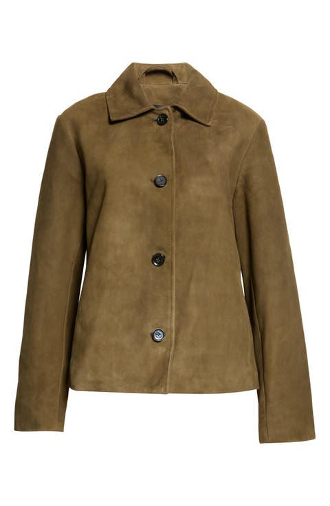 Irine Lambskin Suede Jacket