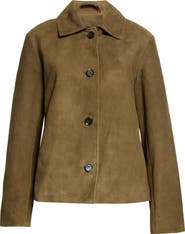 Proenza Schouler Irine Lambskin Suede Jacket