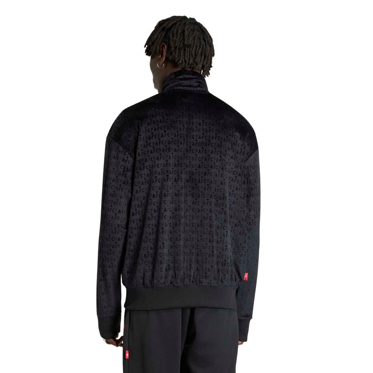 Men's adidas Black Arsenal x Places+Faces Full-Zip Track Top (Men