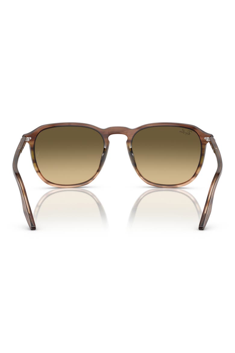 52mm Square Sunglasses, Alternate, color, BROWN
