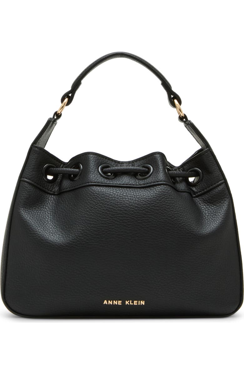 Anne Klein Drawstring Bucket Crossbody Bag, Alternate, color,