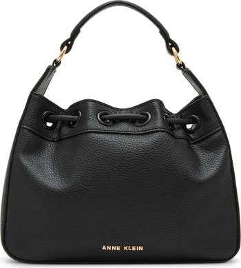 Anne Anne Klein Quilt Convertible Turnlock Flap Crossbody Handbag