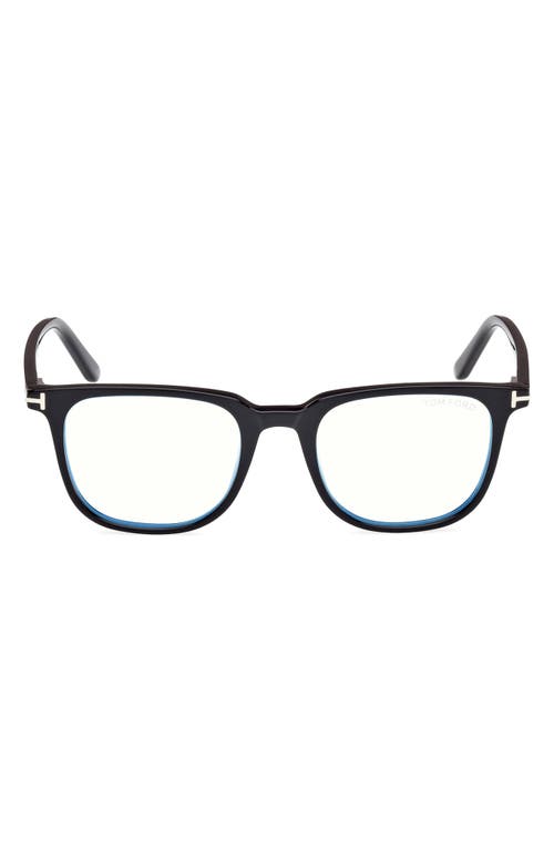 Tom Ford Logo Sunglasses In Black Eco/t Logo