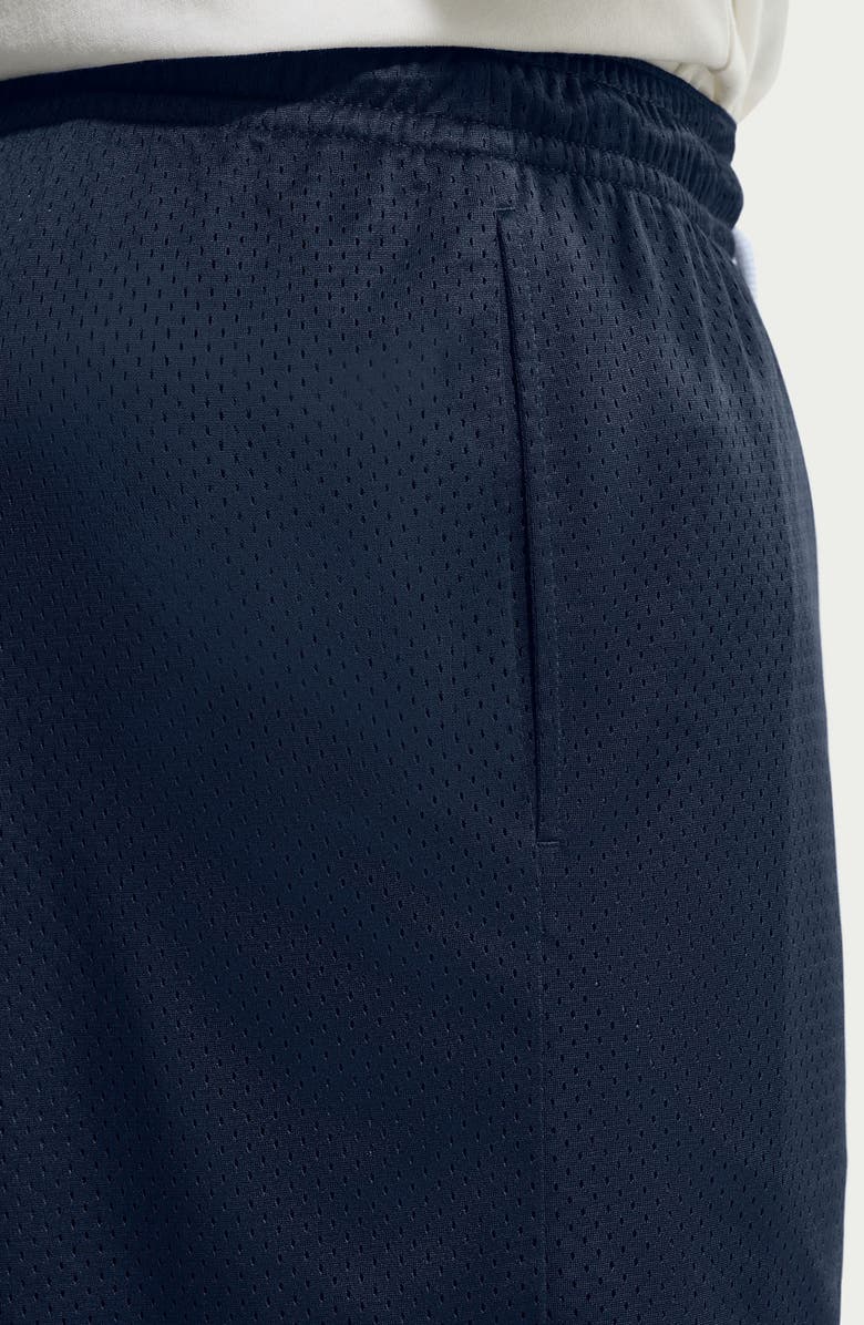 Nike Standard Issue 5-Inch Practice Mesh Basketball Shorts, Alternate, color, Midnight Navy/ Pale Ivory