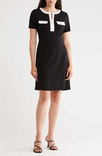Nanette Lepore Pocketed Crepe Scuba Dress