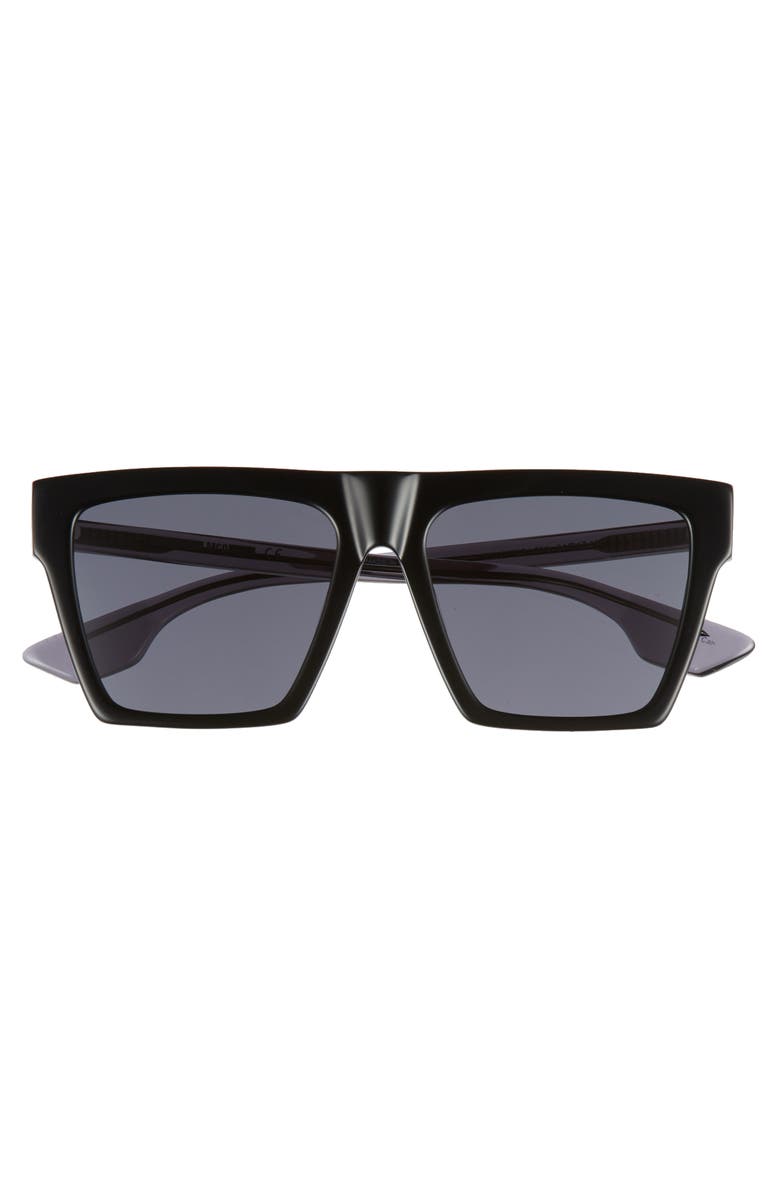 MCQ Alexander McQueen 54mm Flat Top Sunglasses, Alternate, color, 
